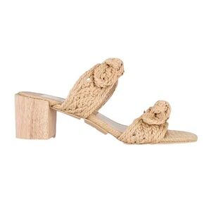 Dolce Vita Zemmie Bow Double-Band Slide High-Heel Dress Sandals Sz 8